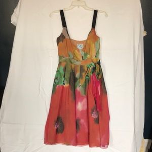 Anthropologie Watercolor dress